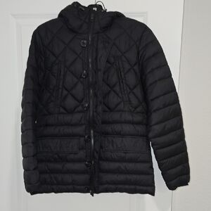 Mango Black Puffer Jacket